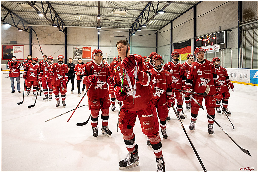 U20-DNL Meisterschaftsfinale;  Koelner Junghaie - Eisbaeren Juniors Berlin; Koeln, 27.03.2022
